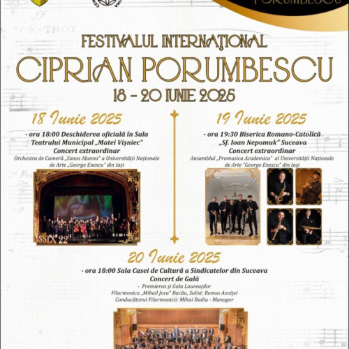 a patra ediție a festivalului internacional "ciprian porumbescu" la suceava