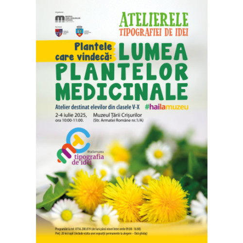 activitate de educație muzeală despre plante medicinale la muzeul țării crăișurilor