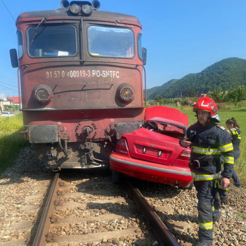 Accident feroviar la Salva, în județul Salaj
