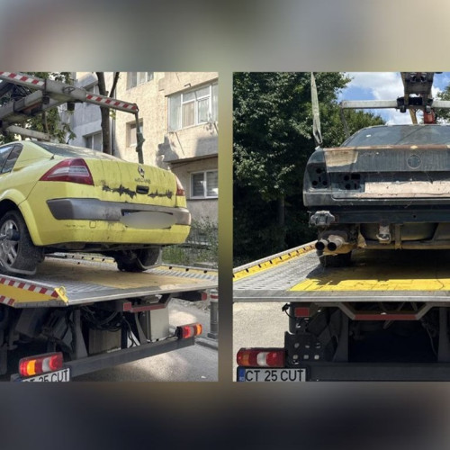 Primăria Constanța a ridicat 24 de vehicule abandonate dintr-un total de 53