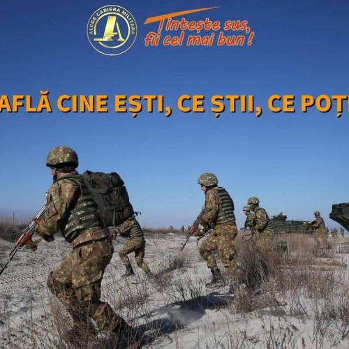 Înscrierile pentru soldați și gradați profesioniști încep la Centrul Militar Dâmbovița