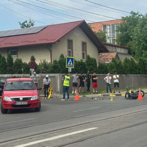 Accident în zona industrială din Botoșani