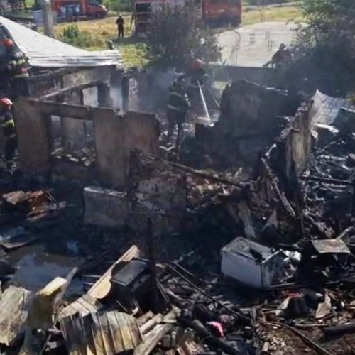 tragedie în comuna biliesti: trei gospodării distruse de un incendiu