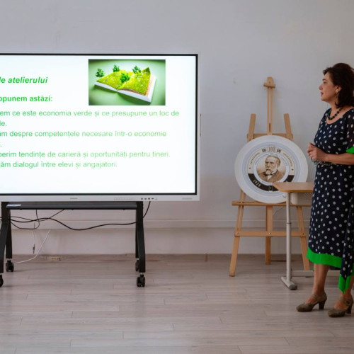 primul atelier din proiectul "ACT4LEARN" despre locuri de munca verzi la colegiul economic ion ghica