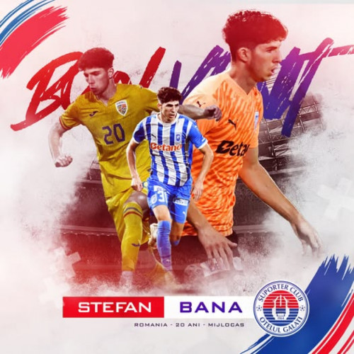 Oțelul Galați a ajuns la un acord cu CS Universitatea Craiova pentru împrumutul jucătorului Stefan Bana, anunță sursele din fotbal. Potrivit informațiilor, jucătorul va putea evolua pentru galben-albaștri timp de un sezon, fiind eligibil pentru regula jucătorilor Under 21. După această perioadă, lui Bana i se va permite să revină la clubul de origine.