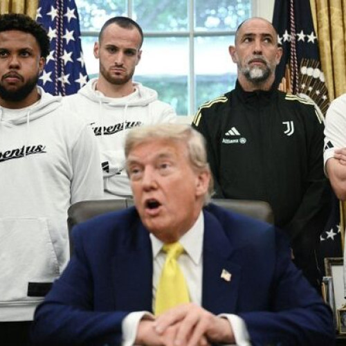 jucători ai Juventusului au urmărit conferința lui Donald Trump la Washington