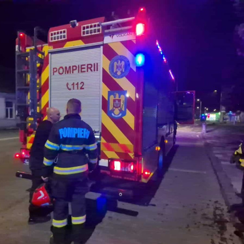 Incendiu în centrul orașului Alba Iulia