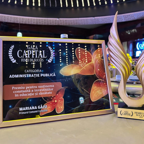 Mariana Gaju, recunoscută la nivel național pentru performanțele sale