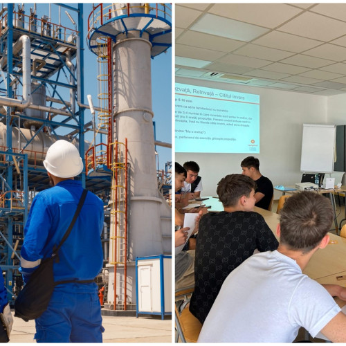 Mai mulți elevi din Constanța au avut ocazia să discute direct cu mentorii de la Rompetrol, experți care au rolul de a transmite noilor generații cunoștințele acumulate în domeniul rafinării. Potrivit site-ului ziarulamprenta.ro, cei 24 de elevi provin din clasa de învățământ dual înființată în acest an de Rompetrol Rafinare. Aceștia urmează specializarea în domeniul electric, având posibilitatea să se familiarizeze cu cele mai moderne echipamente și sisteme din industrie.