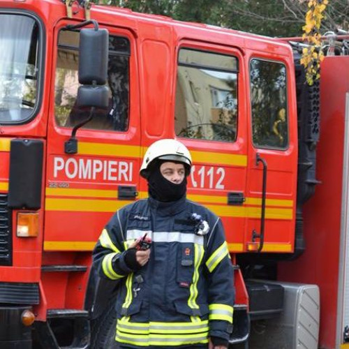 Incendiu la un bloc din Brașov: pompierii intervin de urgență