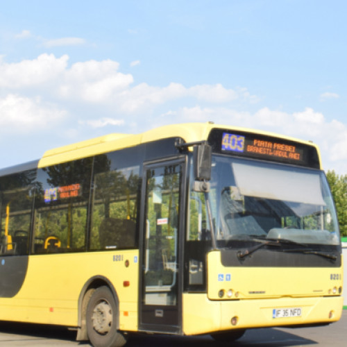 modificare temporară a traseului liniei 403 de autobuz în București din cauza lucrărilor pentru metrou de la piața presei