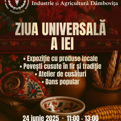 ziua universala a iei, sarbatorita pe 24 iunie, in congruenta cu sarbatoarea sanzienelor si a nasterii sfantului ioan botezatorul