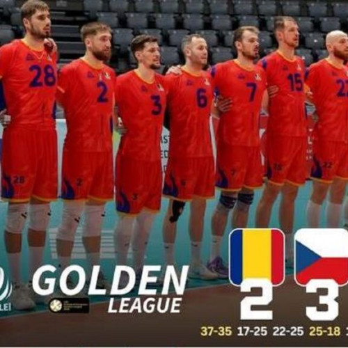 Naționala de volei masculin a României suferă prima înfrângere în Golden League