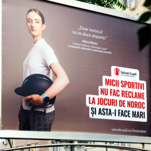 campania „hai sa jucam corect! fara vedete la jocuri de noroc”, lansată de salvati copiii românia, vizede sensibilizarea asupra efectelor negative ale publicității pentru jocuri de noroc asupra adolescenților. Potrivit redacției newsbucuresti.ro, acțiunea promovează tineri sportivi din licee, ca modele de perseverență, autodisciplină și echilibru, în contrast cu vedetele care promovează jocurile de noroc ca soluții facile de câștig.
