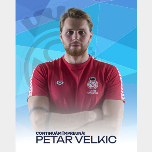Petar Velkic, un poloist din Serbia, va fi un plus pentru echipa CSM Oradea în sezonul următor, spune antrenorul Petar Kovacevic. Acesta exprimă încredere că jucătorul va ajuta la apărarea titlului național și la o participare onorabilă în Liga Campionilor, unde formația din Oradea va juca direct în faza grupelor.