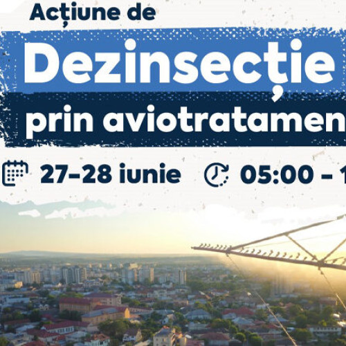 Încep de luni acțiunile de dezinsectie în municipiul Buzău