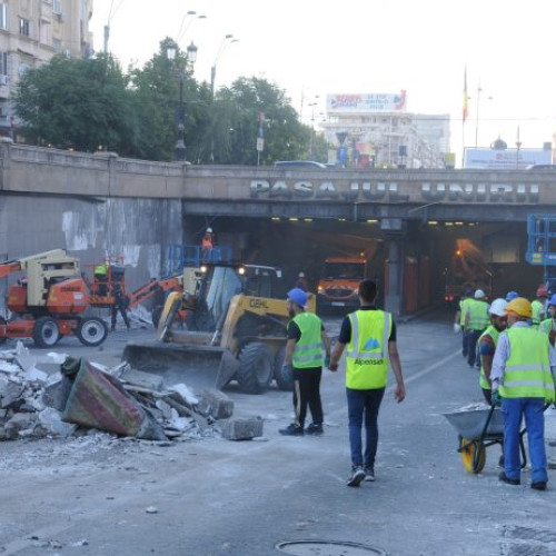 Încep lucrările de dezvelire a planseului Unirii în zona Hanului lui Manuc