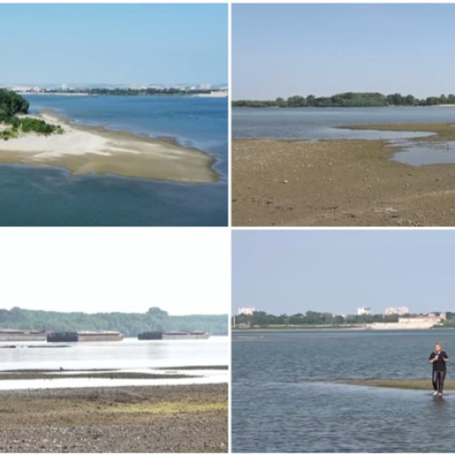 Dunărea, în pericol din cauza caniculei și lipsei ploilor