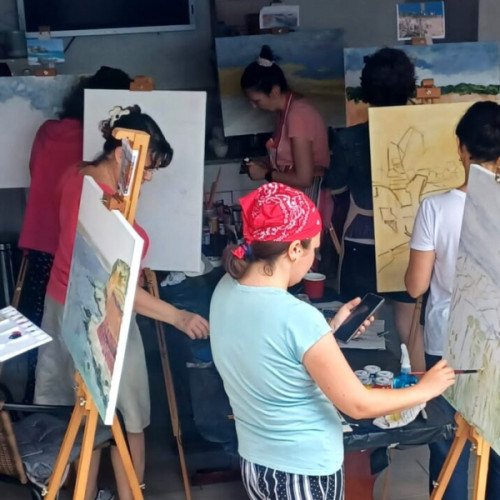 artiști din Galați participă la tabăra de creație &quot;Culoarea tăcerii&quot; la Breaza