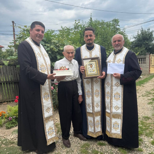 Nicolae Vintila a împlinit 100 de ani și a primit mesaje de binecuvântare și sprijin financiar