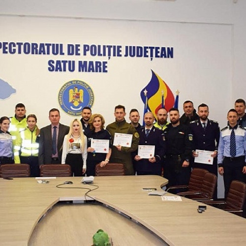 Participare mândră a polițiștilor sătmăreni la Ștafeta Veteranilor Invictus