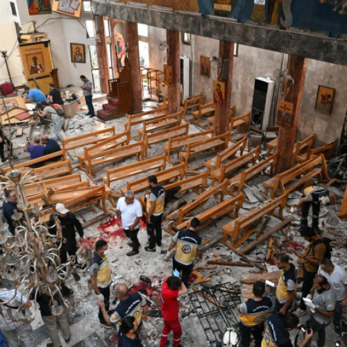 atentat sinucigas la biserica din Damasc, cel puțin 20 de morți și 52 de răniți