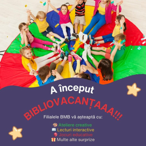 Primăria Capitalei, prin Biblioteca Metropolitană București, lansează ediția din 2025 a programului Bibliovacanta, un proiect destinat copiilor și adolescenților. Potrivit unui anunț, în perioada lunilor iunie - august 2025, filialele bibliotecii devin spații dedicate jocului, învățării și imaginației.