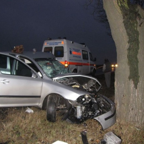 accident rutier în neamț: un tânăr din suceava a pierdut controlul mașinii și a lovit un copac
