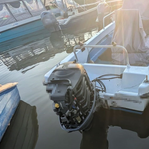 Descoperire de diametru: motor furat, gasit pe o ambarcațiune în Tulcea