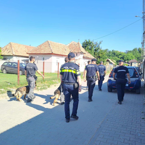 actiune cu efective marite ale politiei in blaj pentru siguranta cetatenilor