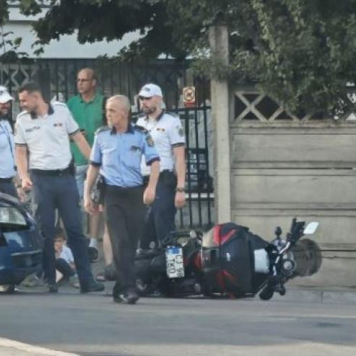 accident pe strada maresal constantin prezan din cluj, un motociclist rănit grav