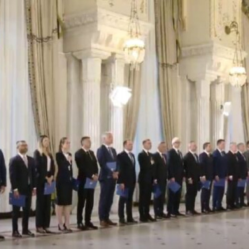 Guvernul condus de Ilie Bolojan și-a depus jurământul de învestitură la Palatul Cotroceni