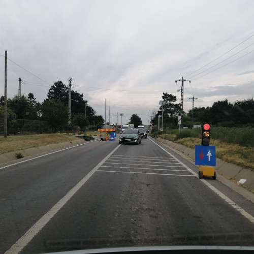 circulația pe drumul național DN29, afectată de lucrări la trecerea la nivel cu calea ferată