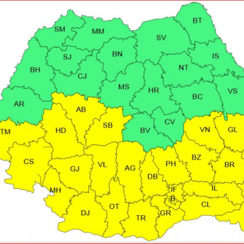 alertă meteo pentru valul de căldură în mai multe regiuni ale țării