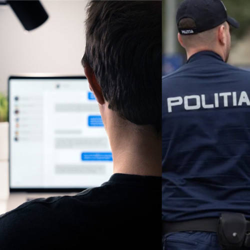 un bărbat de 35 de ani, din comuna Stejari, a fost arestat după ce a amenințat doi localnici pe rețelele sociale