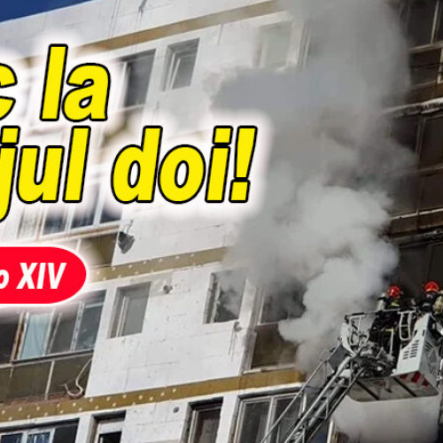 Incendiu în cartierul Micro XIV din Buzău