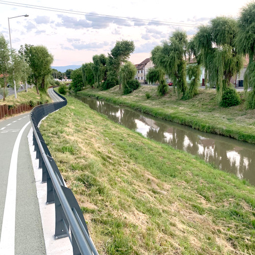 Primăria Sibiu a semnat contractul pentru cercetarea unui proiect de alee pietonală pe malul Cibinului