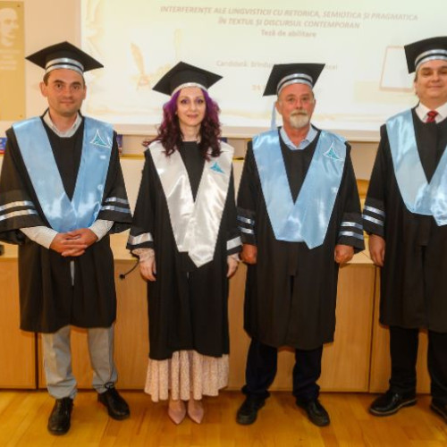 Teza de abilitare a unui profesor de la universitatea din Bacau, susținută recent în fața unei comisii de specialitate
