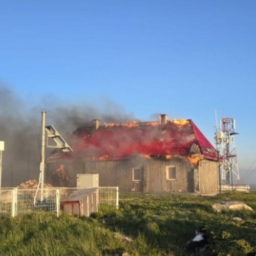 Incendiu în munții Vlădeasa, judetul Cluj