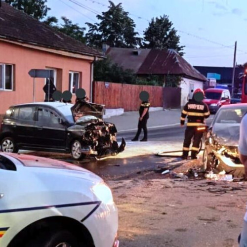 accident rutier în comuna Vidra