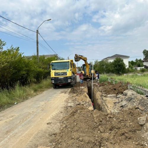 Progrese semnificative în proiectul de extindere a rețelelor de apă și canalizare în Tunari