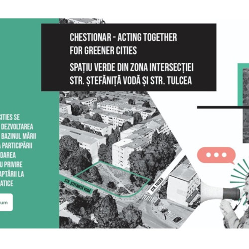 Primăria Constanța a lansat un chestionar pentru implicarea cetățenilor în proiecte de mediu