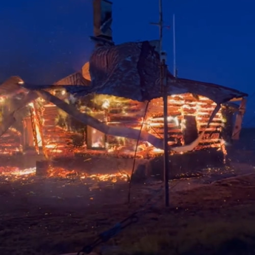 Incendiu la stația meteorologică de pe Vârful Vlădeasa