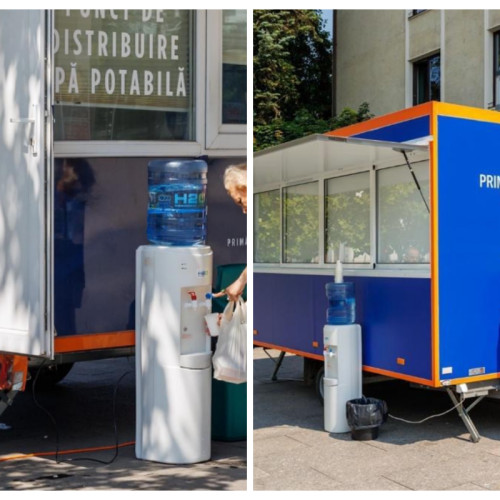 Primăria Cluj-Napoca deschide puncte de distribuție a apei potabile pentru susținerea populației în timpul temperaturilor extreme