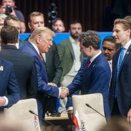 Nicușor Dan și Donald Trump, întâlnire la summitul NATO de la Haga