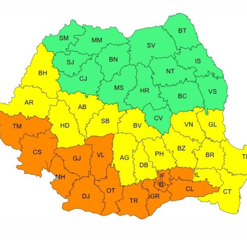 Judetul Ialomita, sub avertizare de caniculă și val de căldură