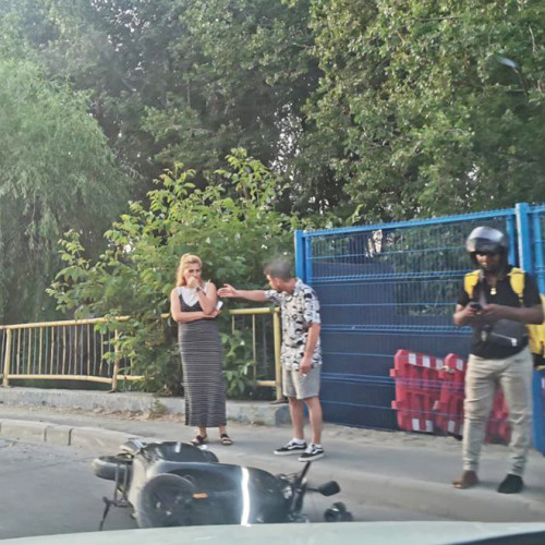 Accident în Constanța: șoferul de scuter a fost rănit