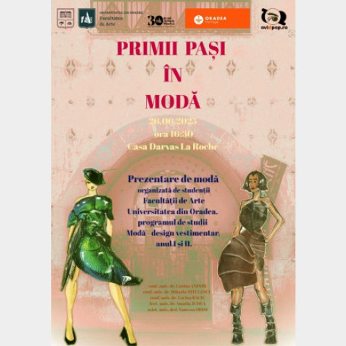 studenții Facultății de Arte vor prezenta o expoziție de modă la Casa Darvas - La Roche