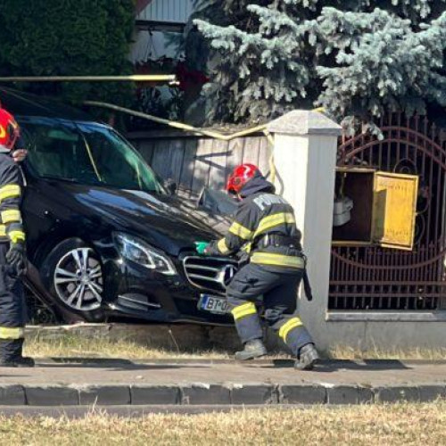 accident cu scurgere de gaze într-un parcaj din botosani