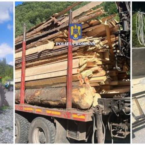 Percheziții în Cluj pentru combaterea tăierilor ilegale de lemn